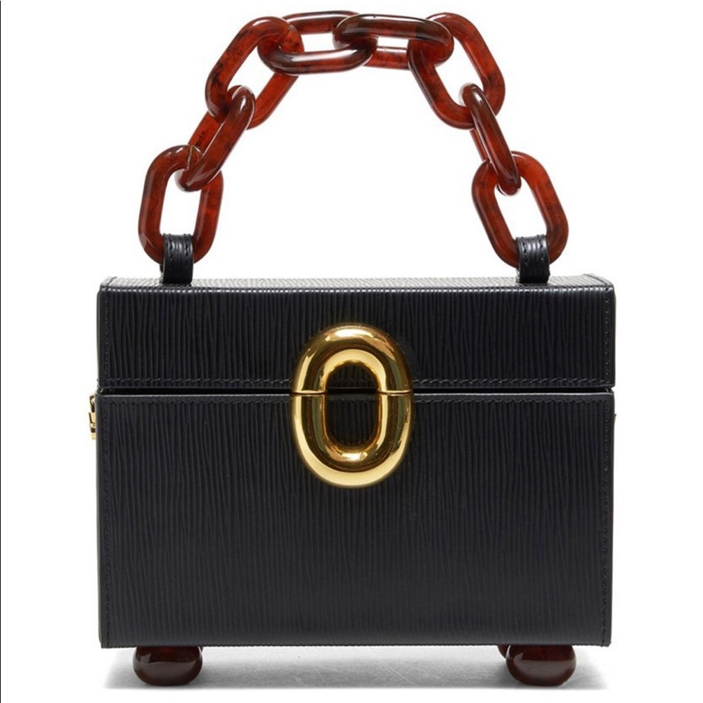 Lizzie Fortunato Cinema Box Bag In Onyx
